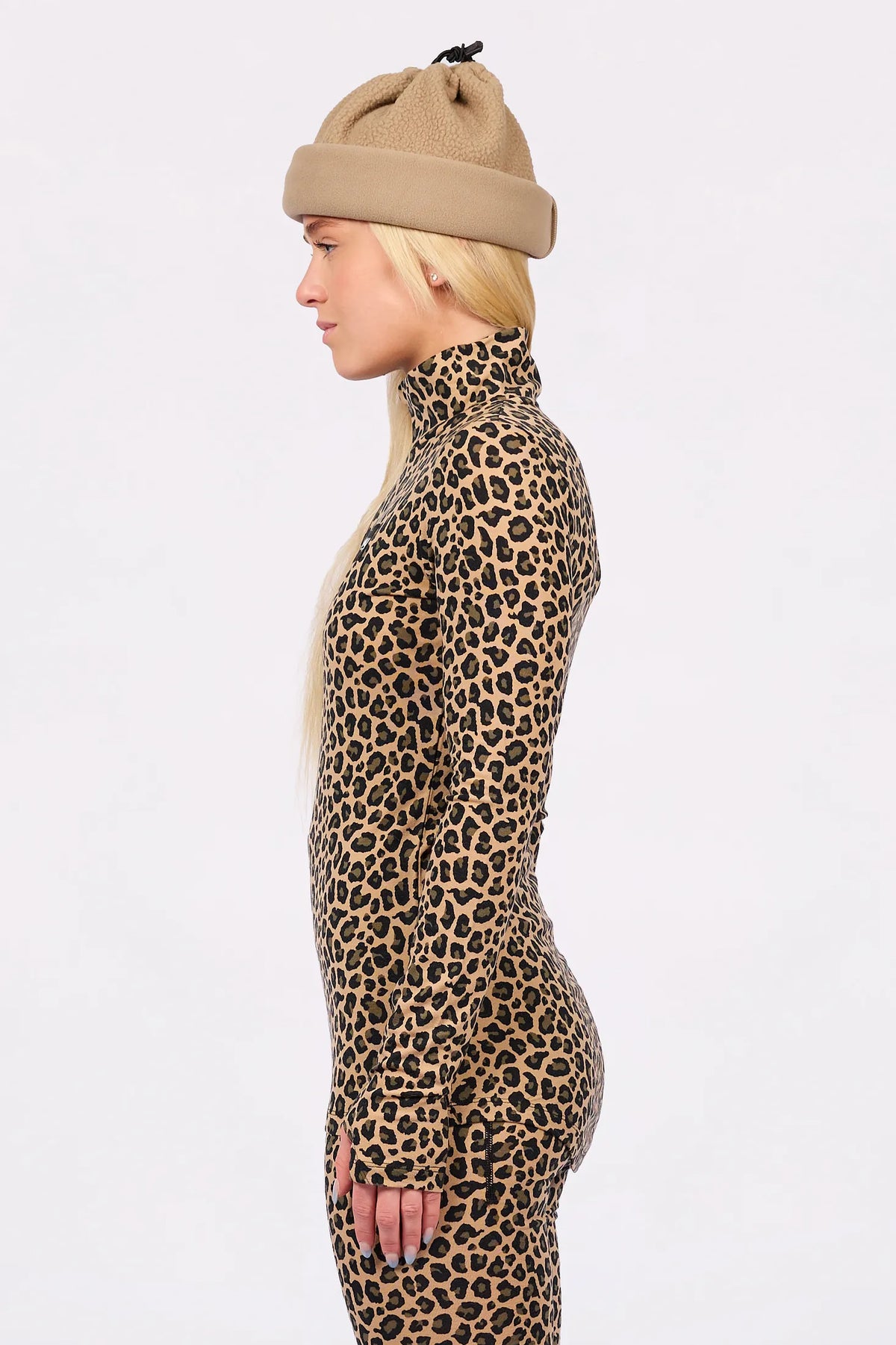 Journey Merino Wool Top - Leopard