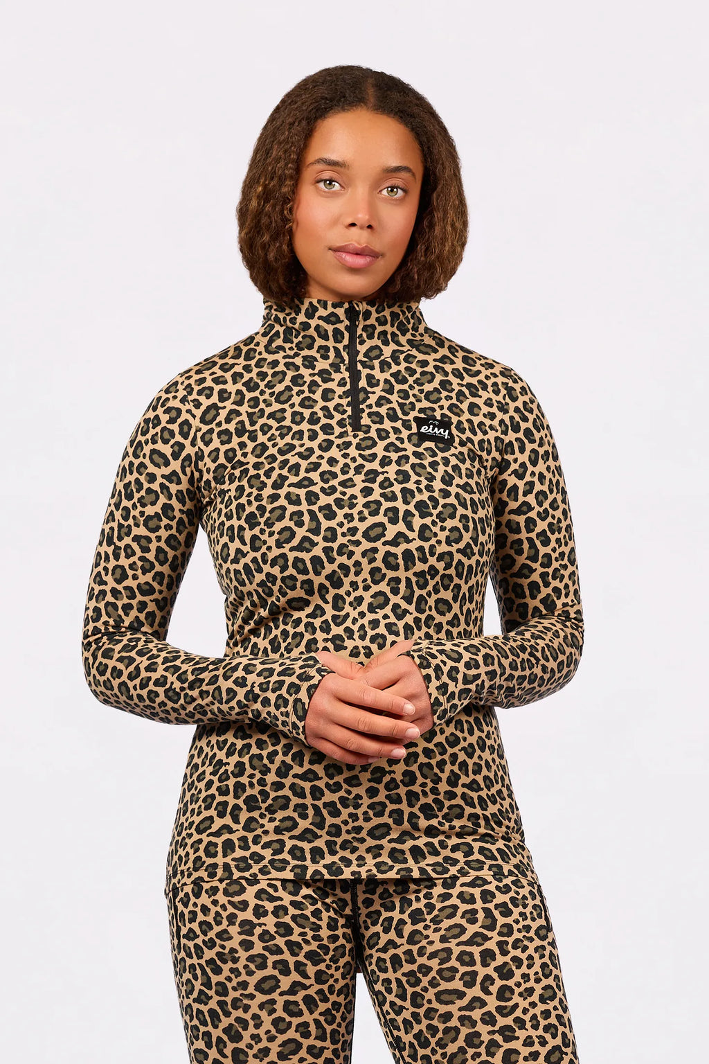 Journey Merino Wool Top - Leopard