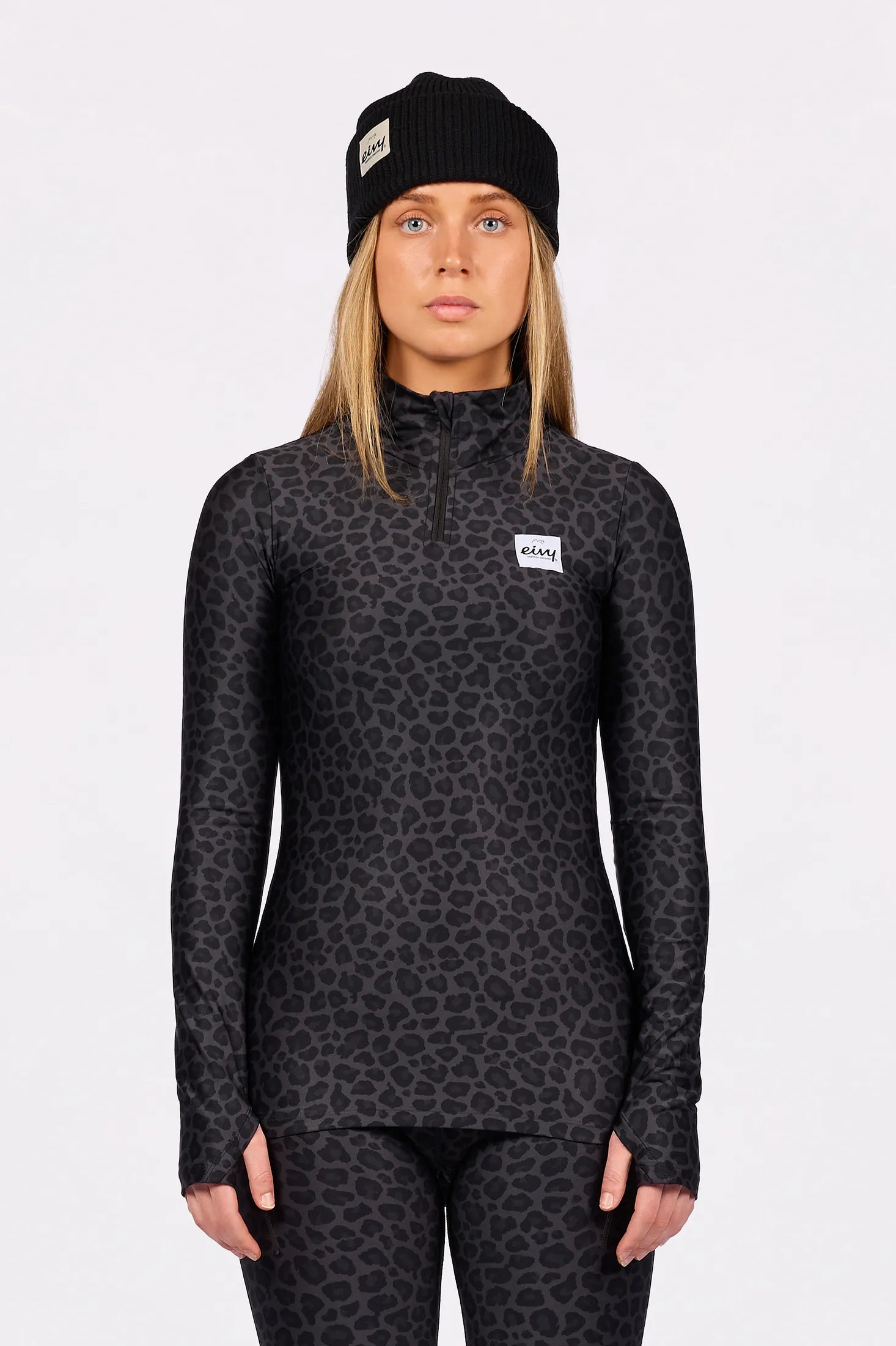 Journey Top - Black Leopard