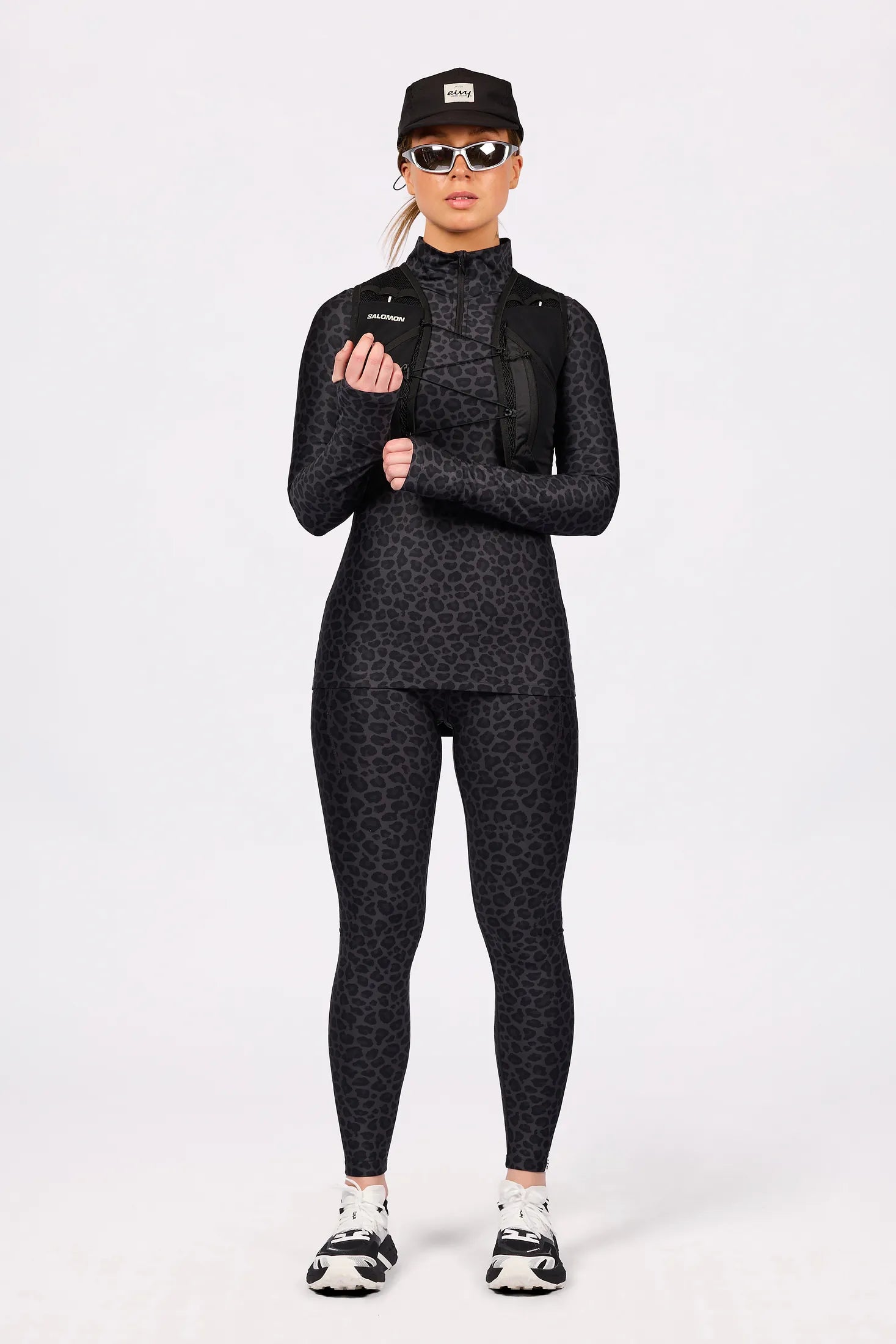 Journey Top - Black Leopard