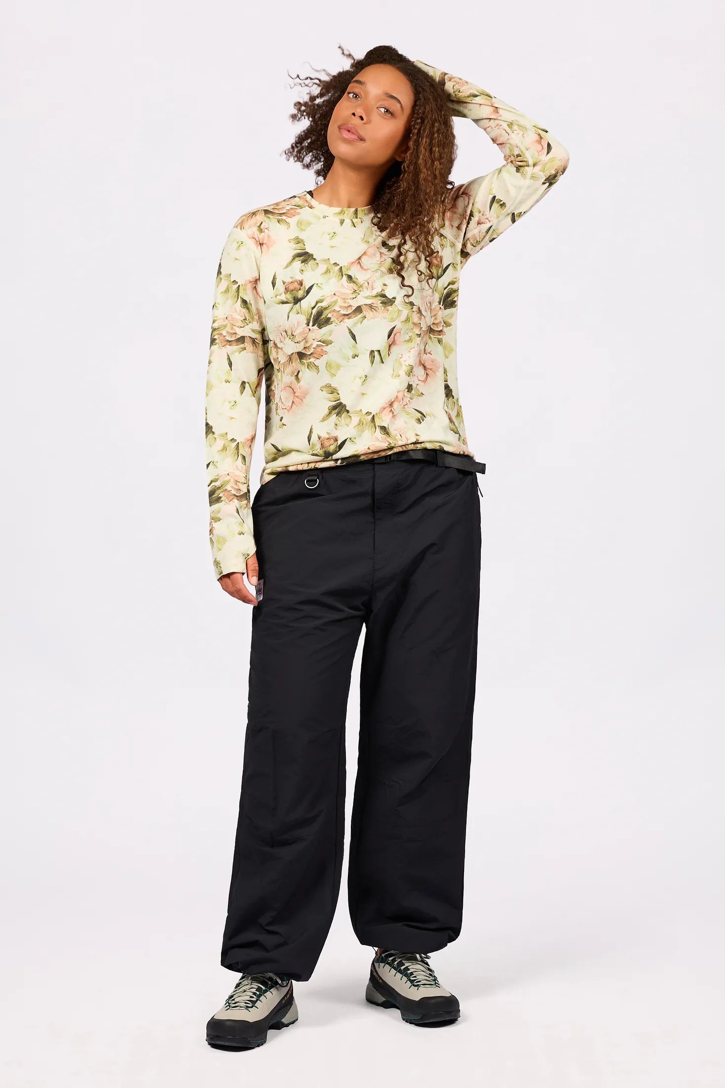 Loose Fit Merino Wool Top - Bloom