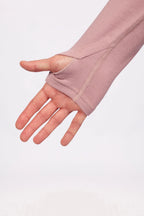 Loose Fit MX Merino Wool Rib Top - Faded Woodrose