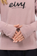 Loose Fit MX Merino Wool Rib Top - Faded Woodrose