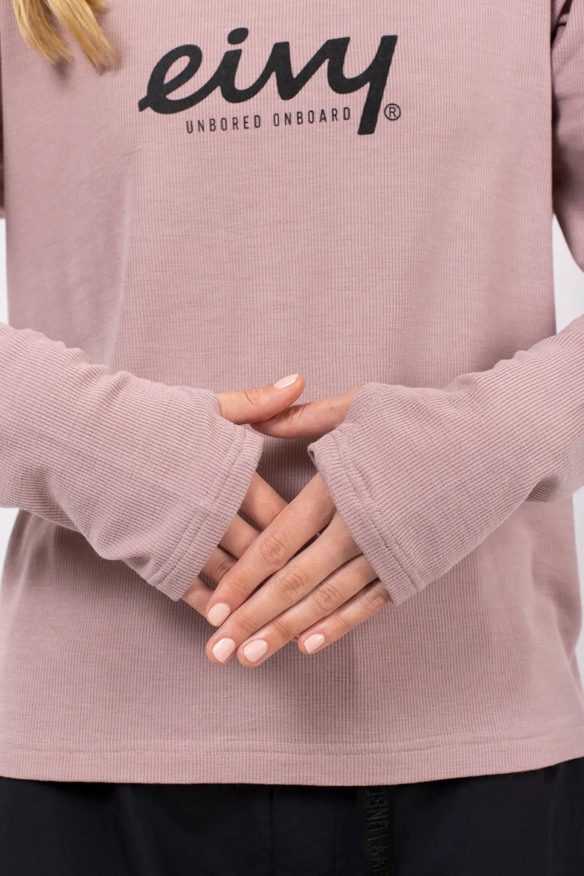 Loose Fit MX Merino Wool Rib Top - Faded Woodrose