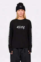 Loose Fit MX Merino Wool Rib Top - Black