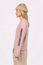 Loose Fit MX Merino Wool Rib Top - Faded Woodrose
