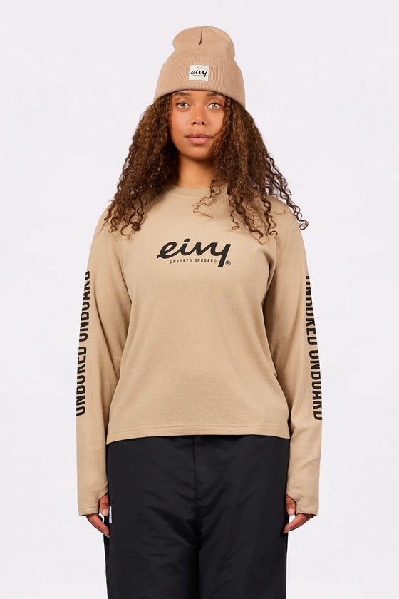 Loose Fit MX Merino Wool Rib Top - Sand
