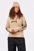 Loose Fit MX Merino Wool Rib Top - Sand