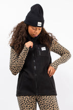 Lumberjackie Sherpa Vest - Black