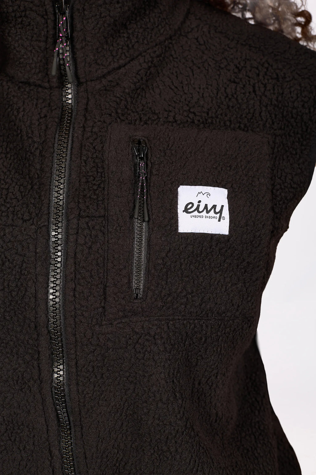 Lumberjackie Sherpa Vest - Black