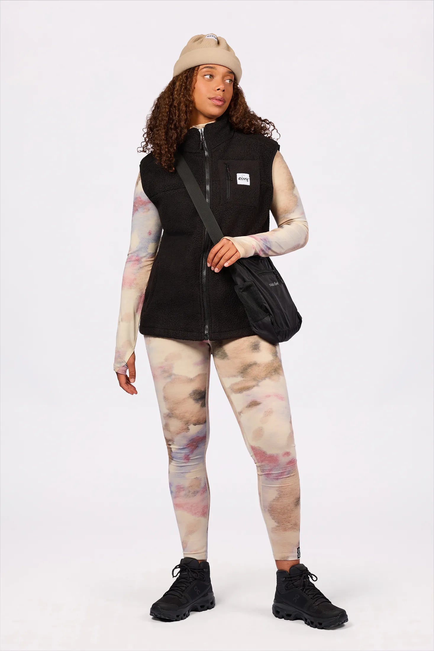 Lumberjackie Sherpa Vest - Black
