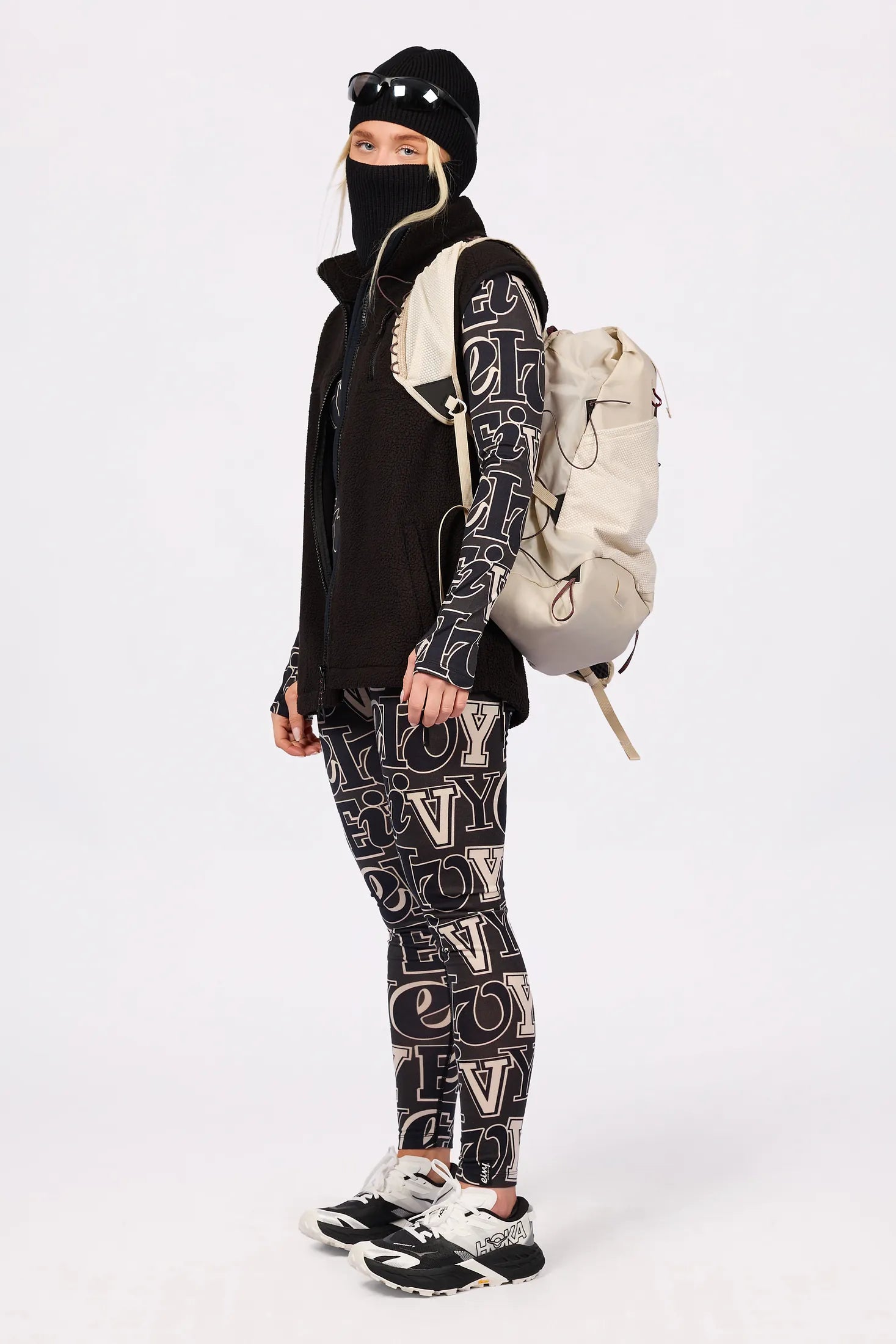 Lumberjackie Sherpa Vest - Black