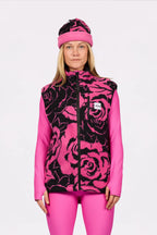 Lumberjackie Sherpa Vest - Pink Rose