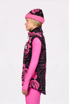 Lumberjackie Sherpa Vest - Pink Rose
