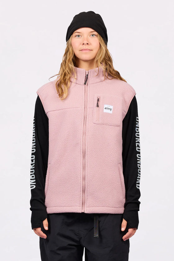 Lumberjackie Sherpa Vest - Faded Woodrose
