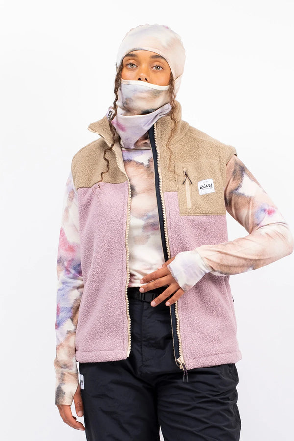 Lumberjackie Sherpa Vest - Sand / Faded Woodrose