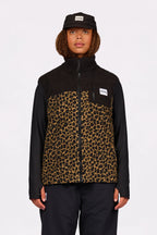 Lumberjackie Sherpa Vest - Leopard