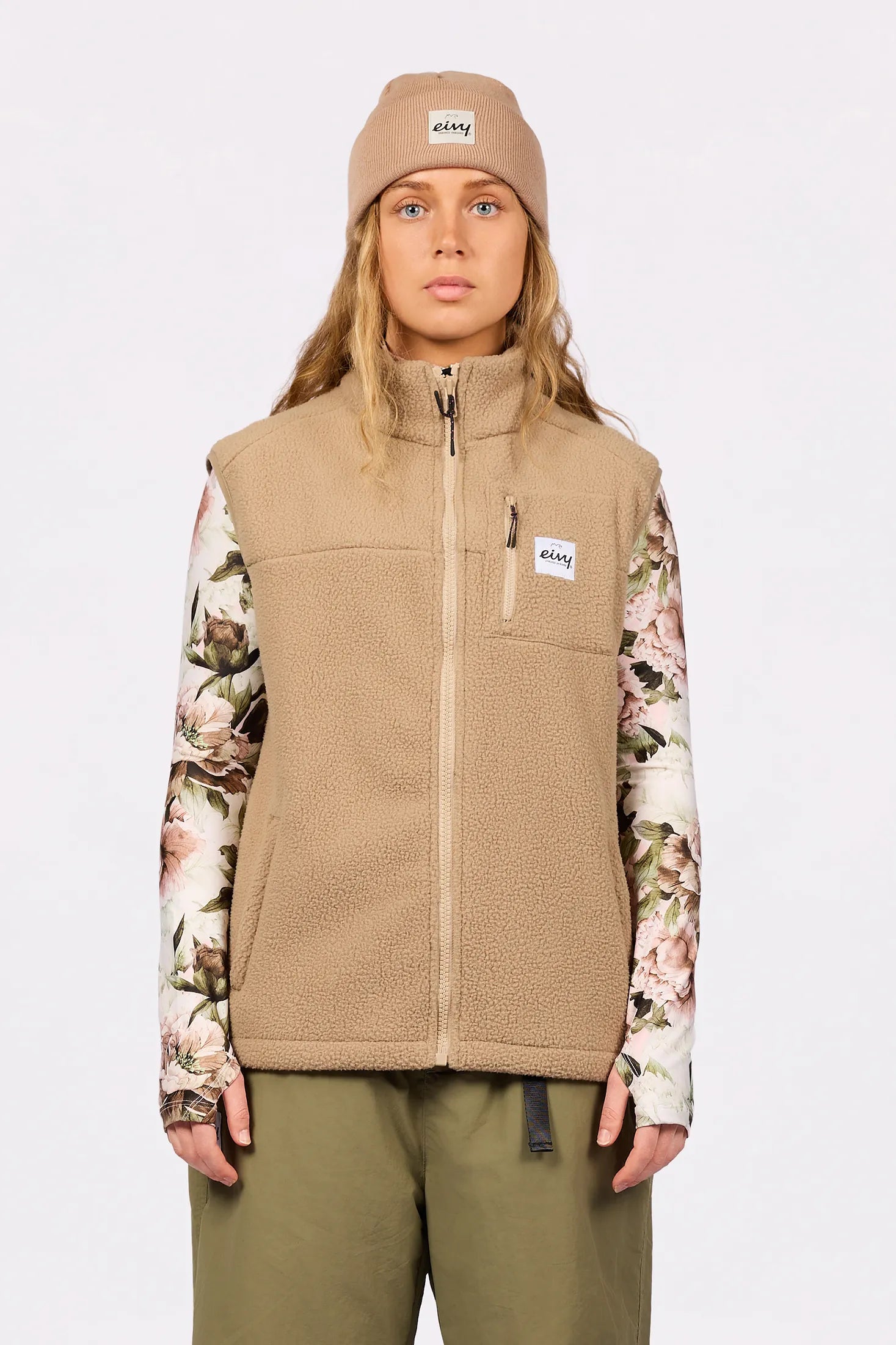 Lumberjackie Sherpa Vest - Sand