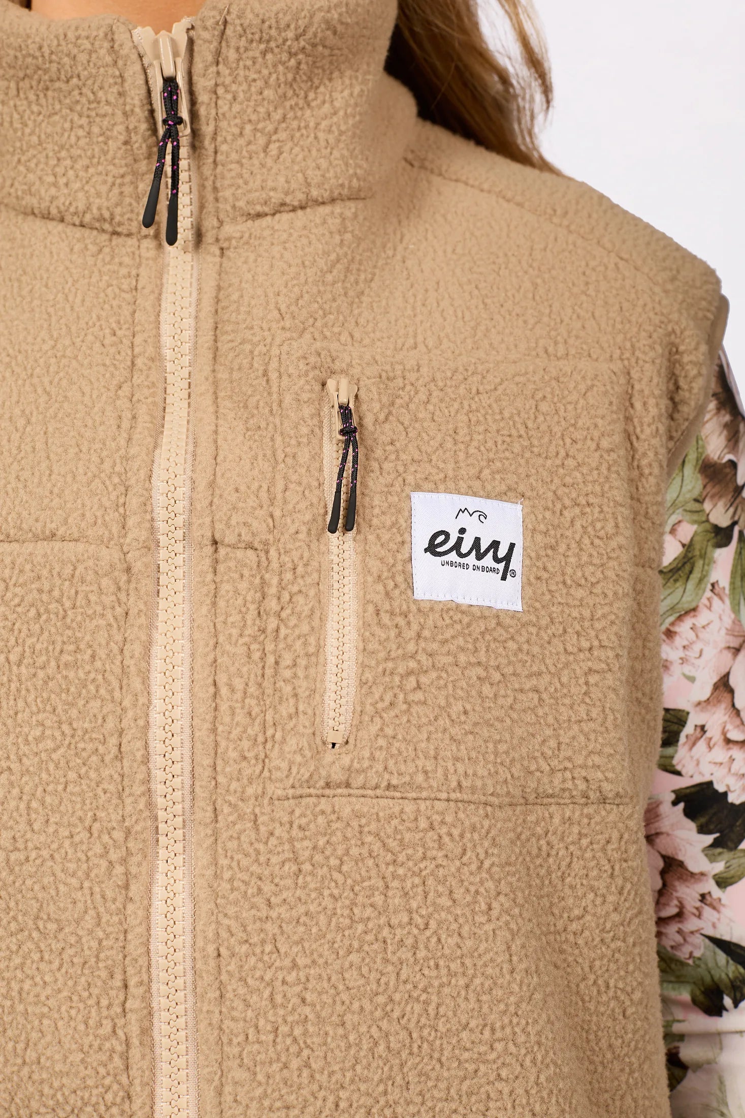 Lumberjackie Sherpa Vest - Sand