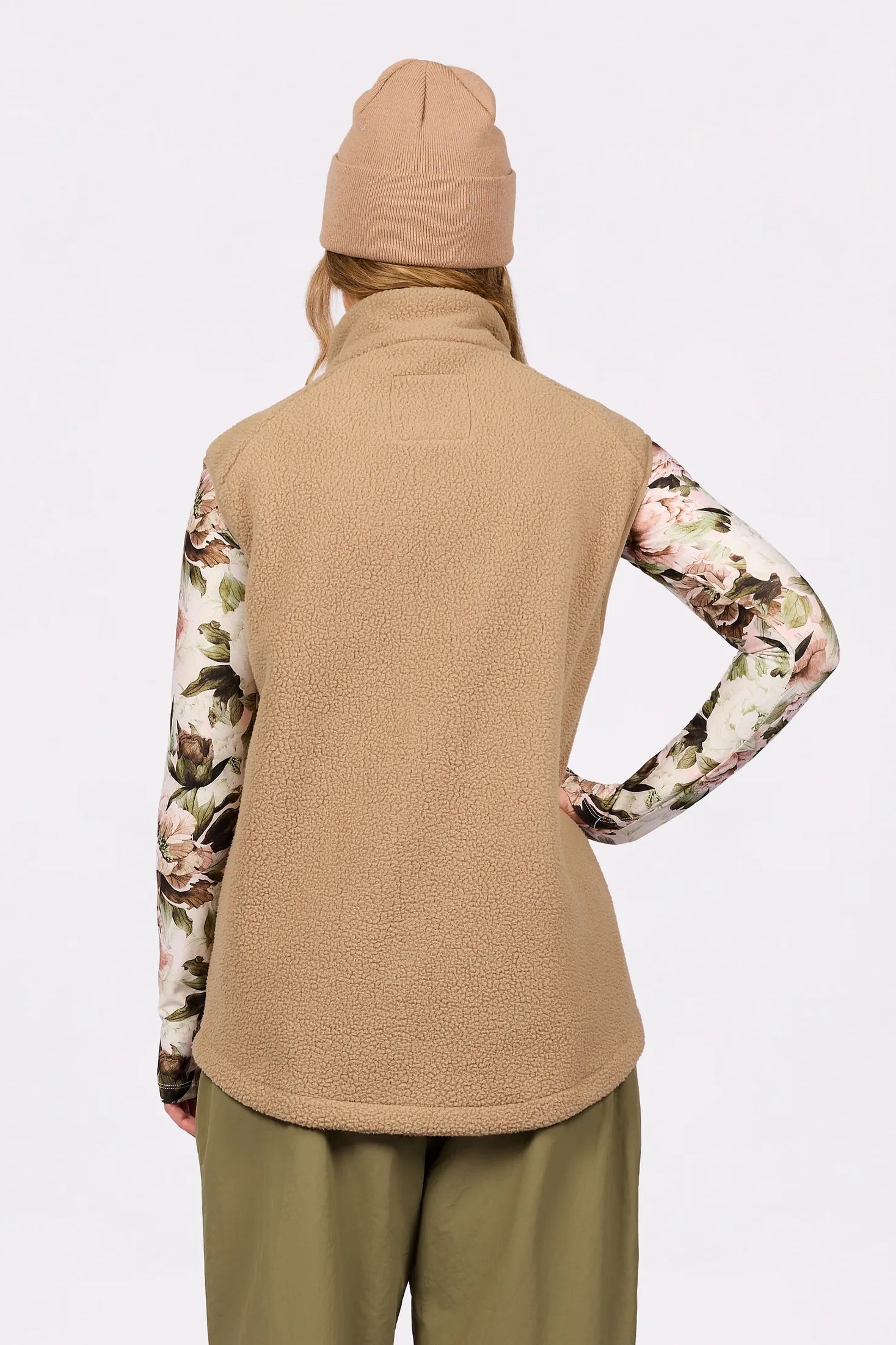 Lumberjackie Sherpa Vest - Sand
