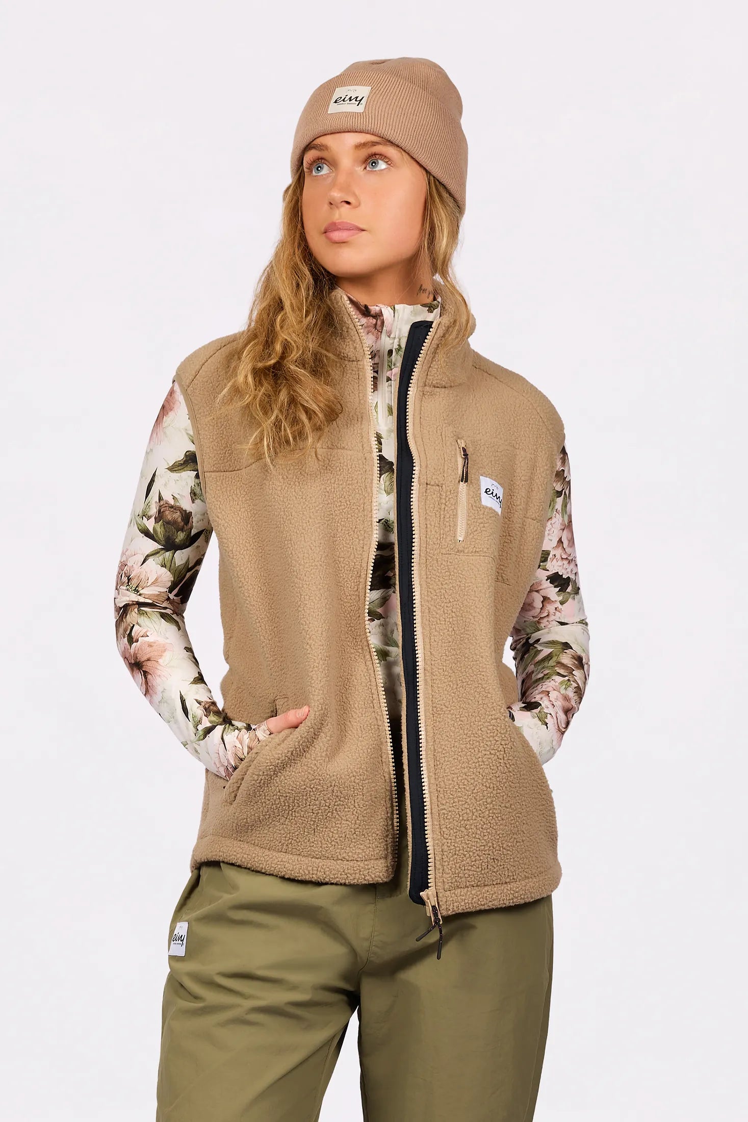 Lumberjackie Sherpa Vest - Sand