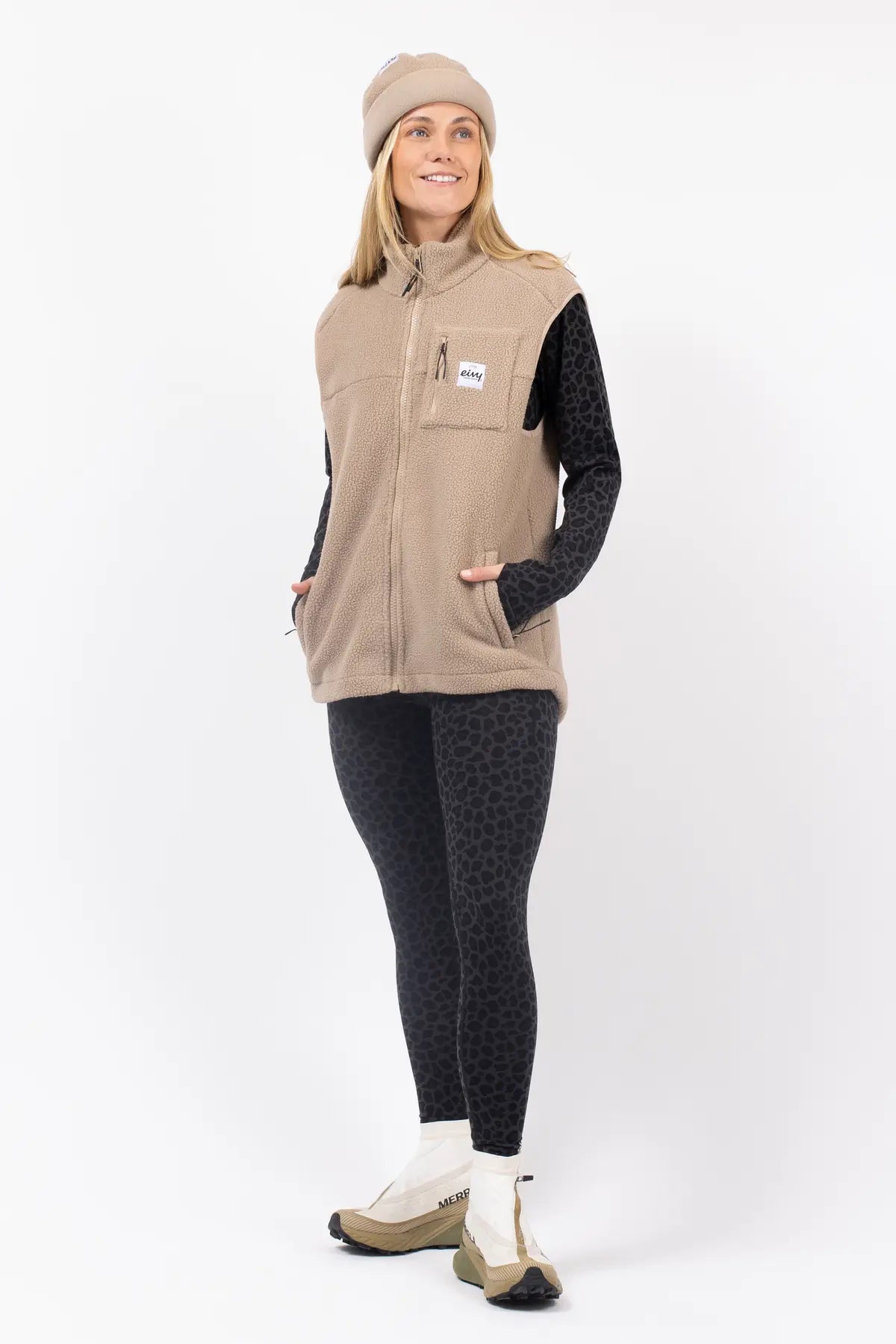 Lumberjackie Sherpa Vest - Sand
