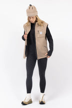 Lumberjackie Sherpa Vest - Sand