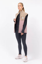 Lumberjackie Sherpa Vest - Sand / Faded Woodrose