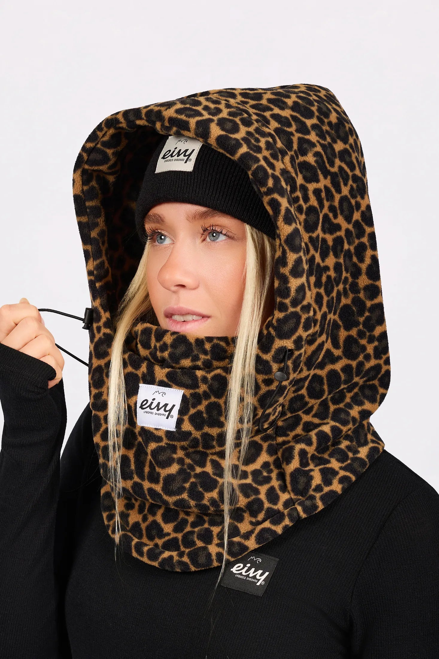 Mandy Fleece Balaclava - Leopard