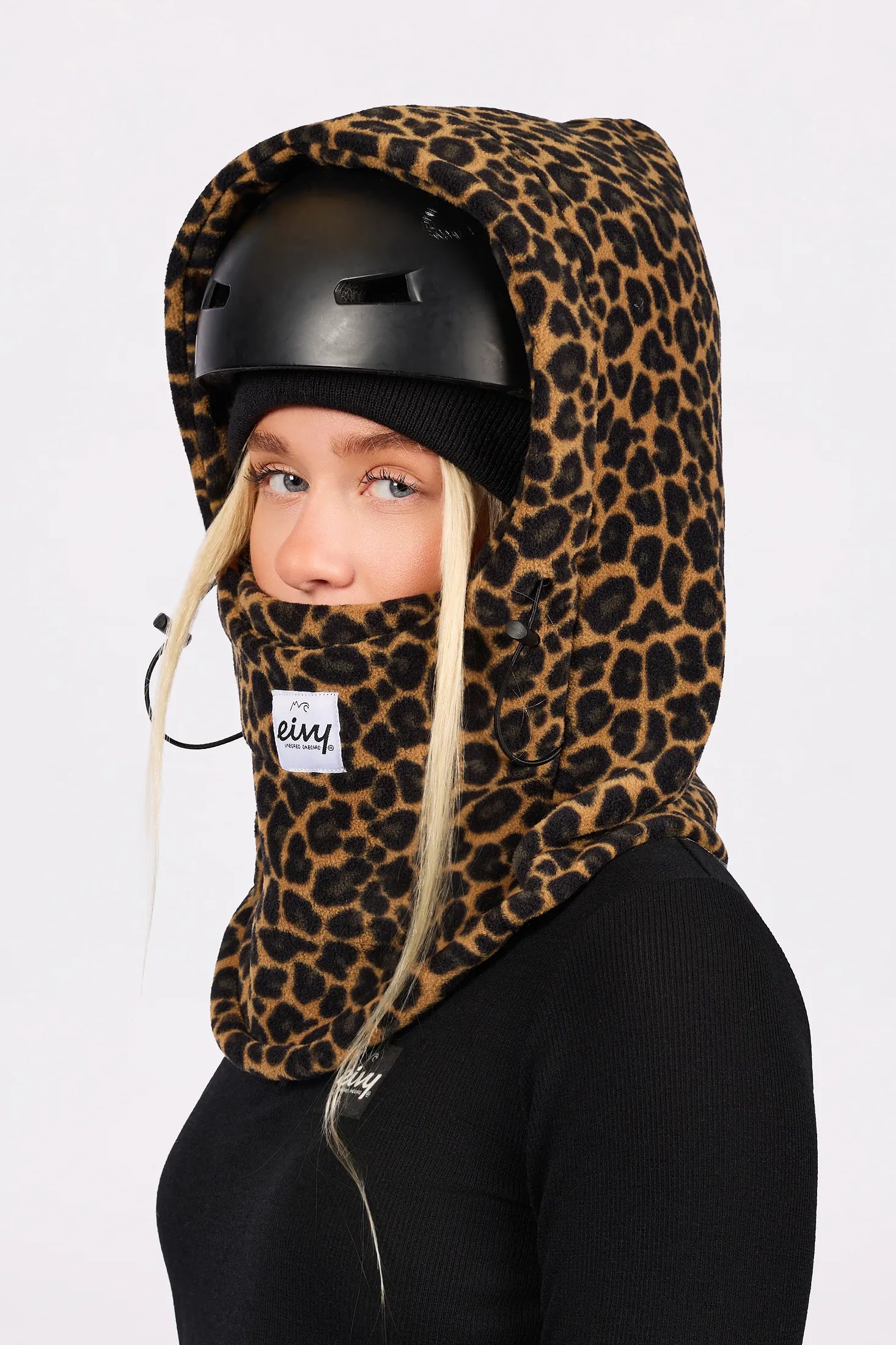 Mandy Fleece Balaclava - Leopard