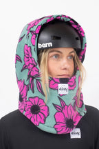 Mandy Fleece Balaclava - Turquoise Flower