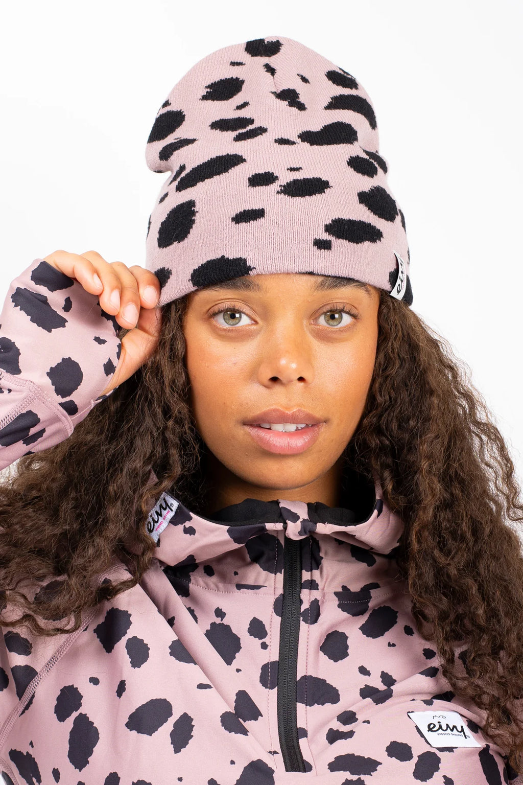 Mid Beanie - Woodrose Cheetah