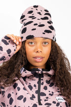 Mid Beanie - Woodrose Cheetah