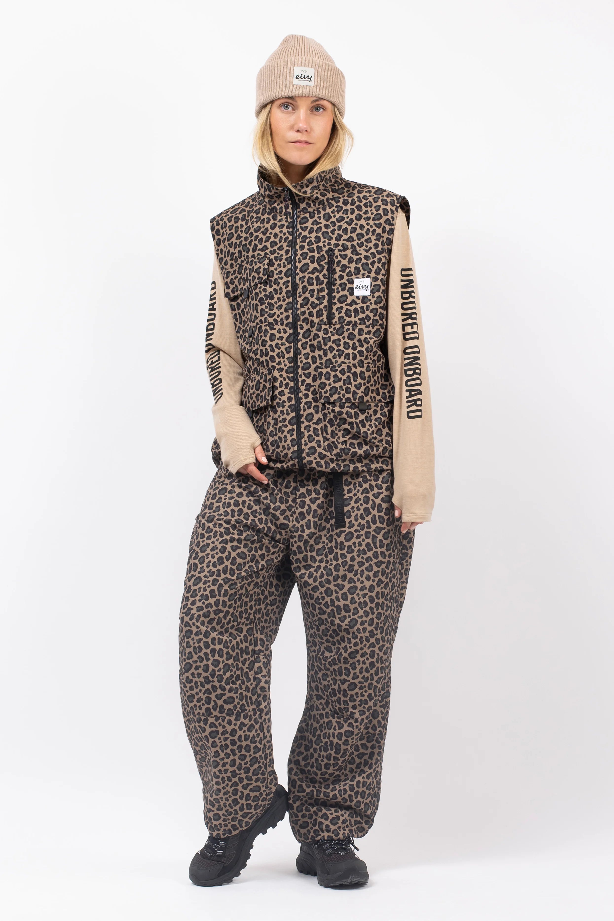 Windbreaker Utility Vest - Leopard
