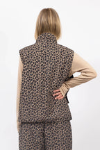 Windbreaker Utility Vest - Leopard