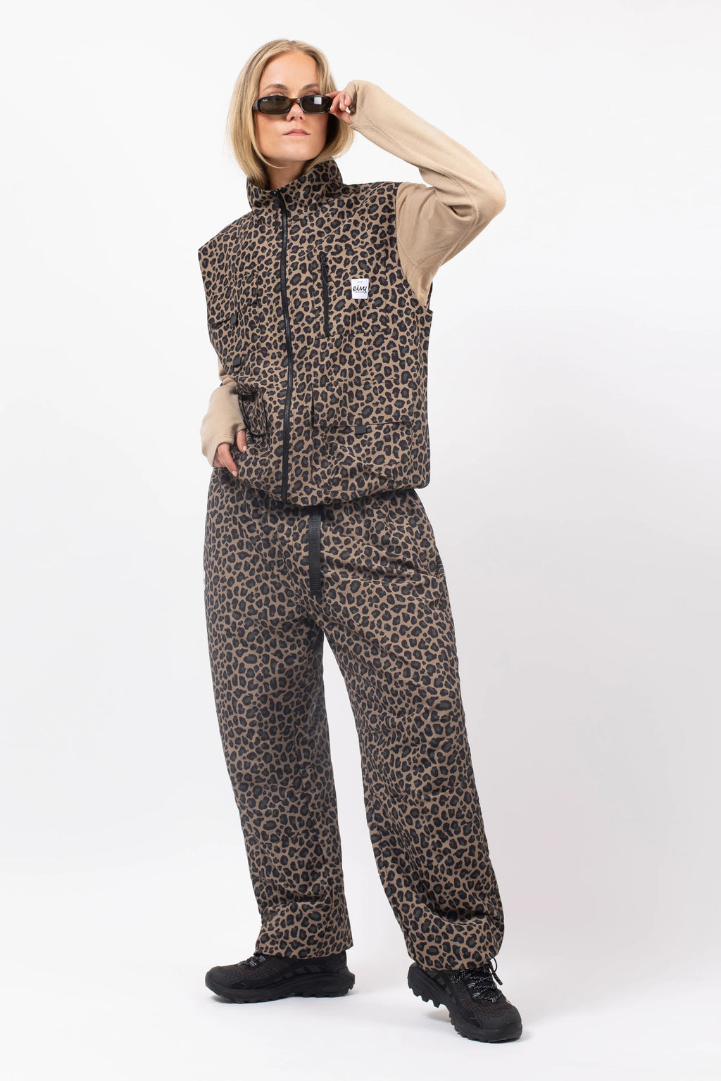 Oversized Outdoor Pants - Leopard