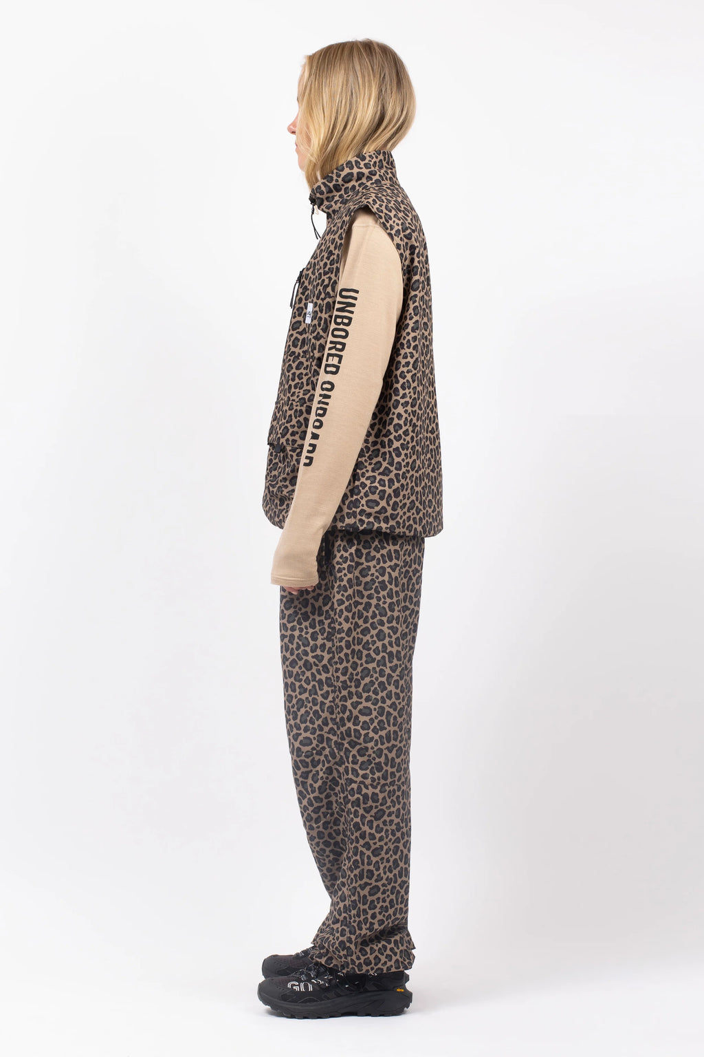 Windbreaker Utility Vest - Leopard