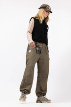 Oversized Outdoor Pants - Olive