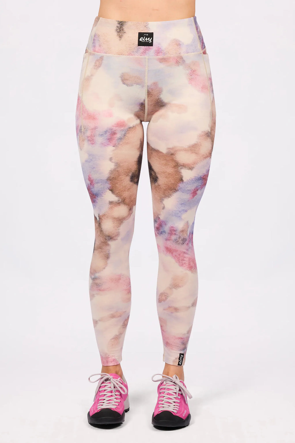 Pocket Merino Wool Tights - Aquarelle