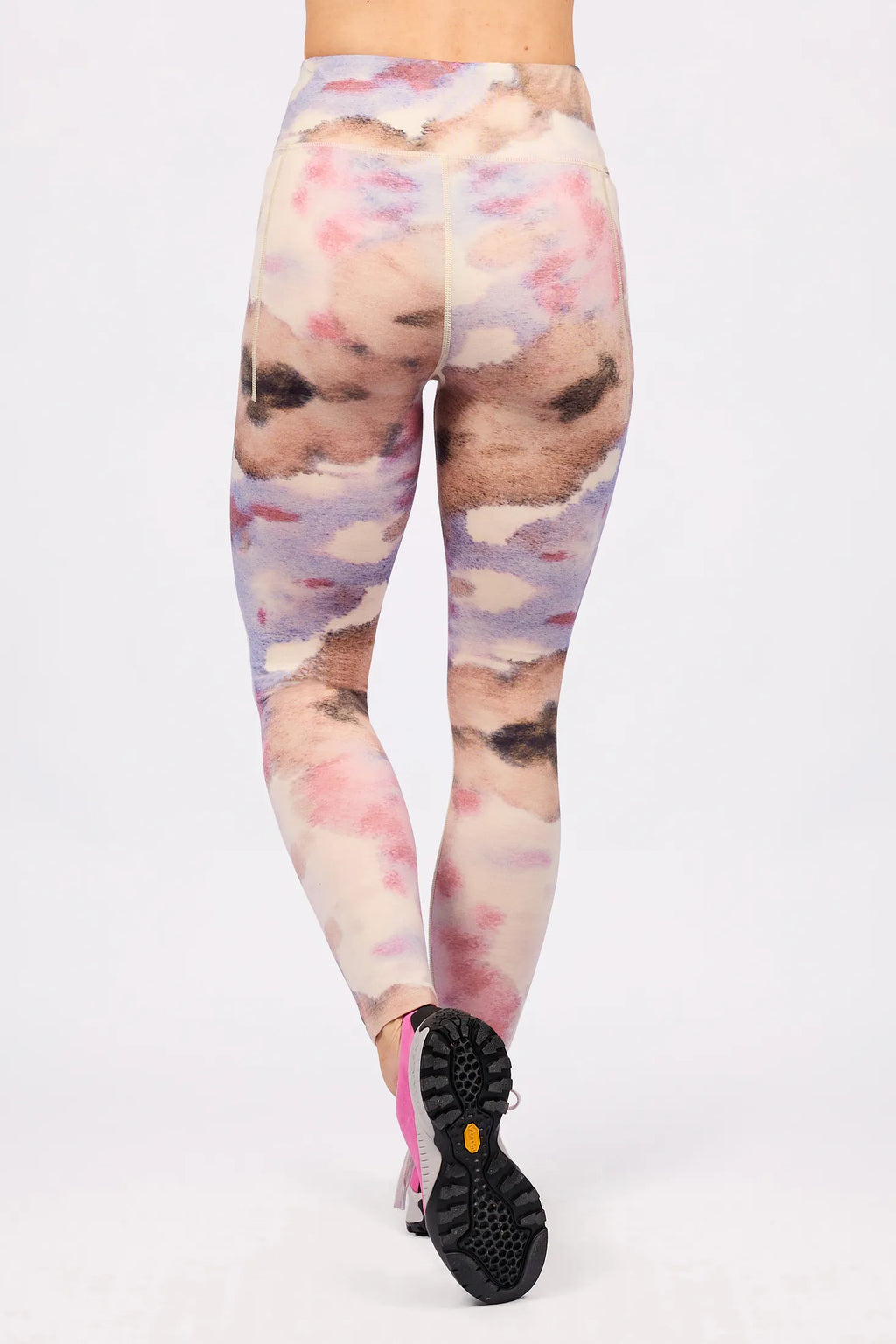 Pocket Merino Wool Tights - Aquarelle