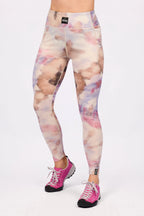Pocket Merino Wool Tights - Aquarelle