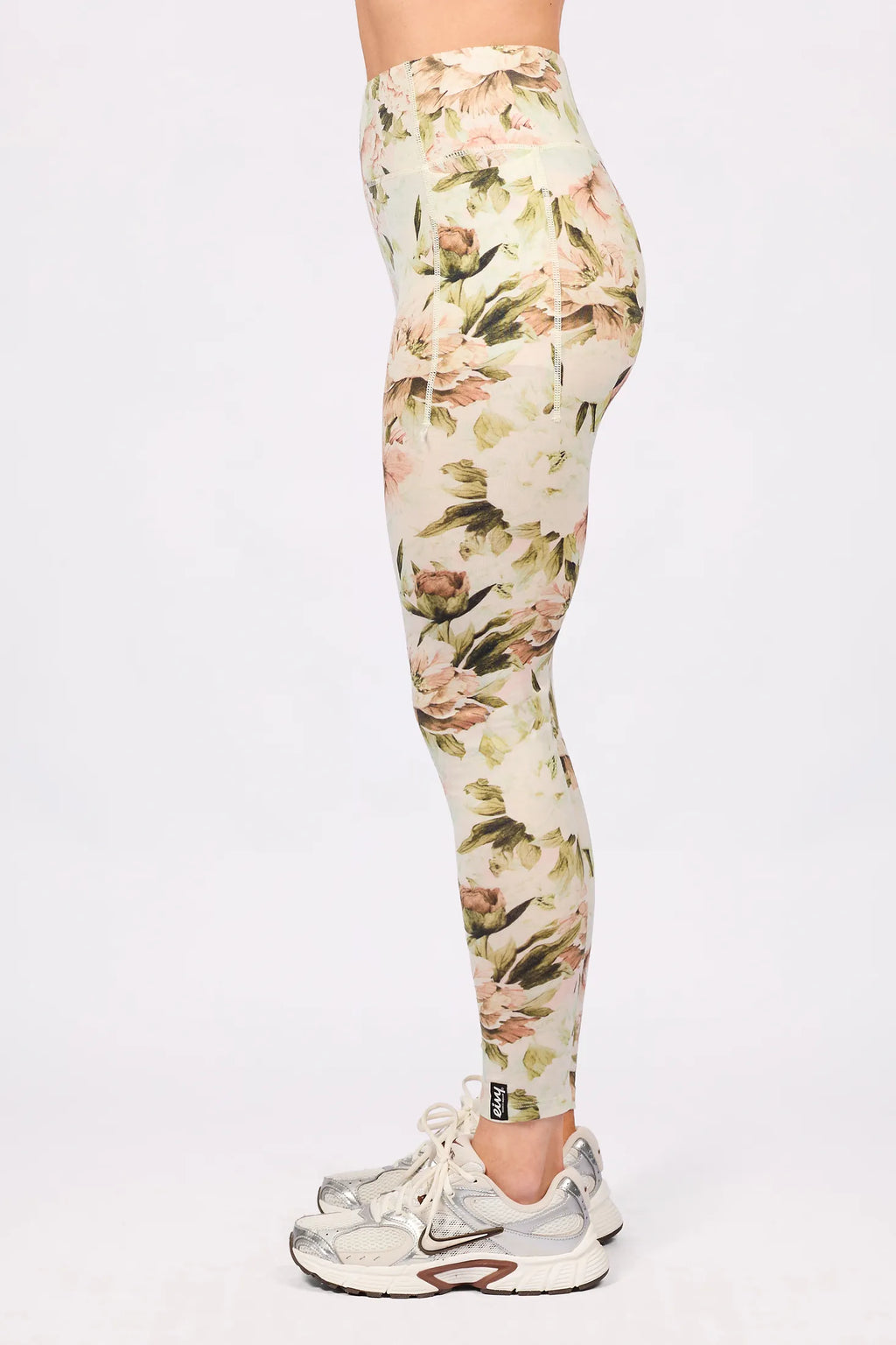 Pocket Merino Wool Tights - Bloom