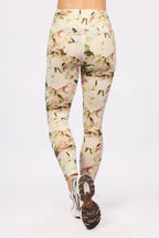 Pocket Merino Wool Tights - Bloom