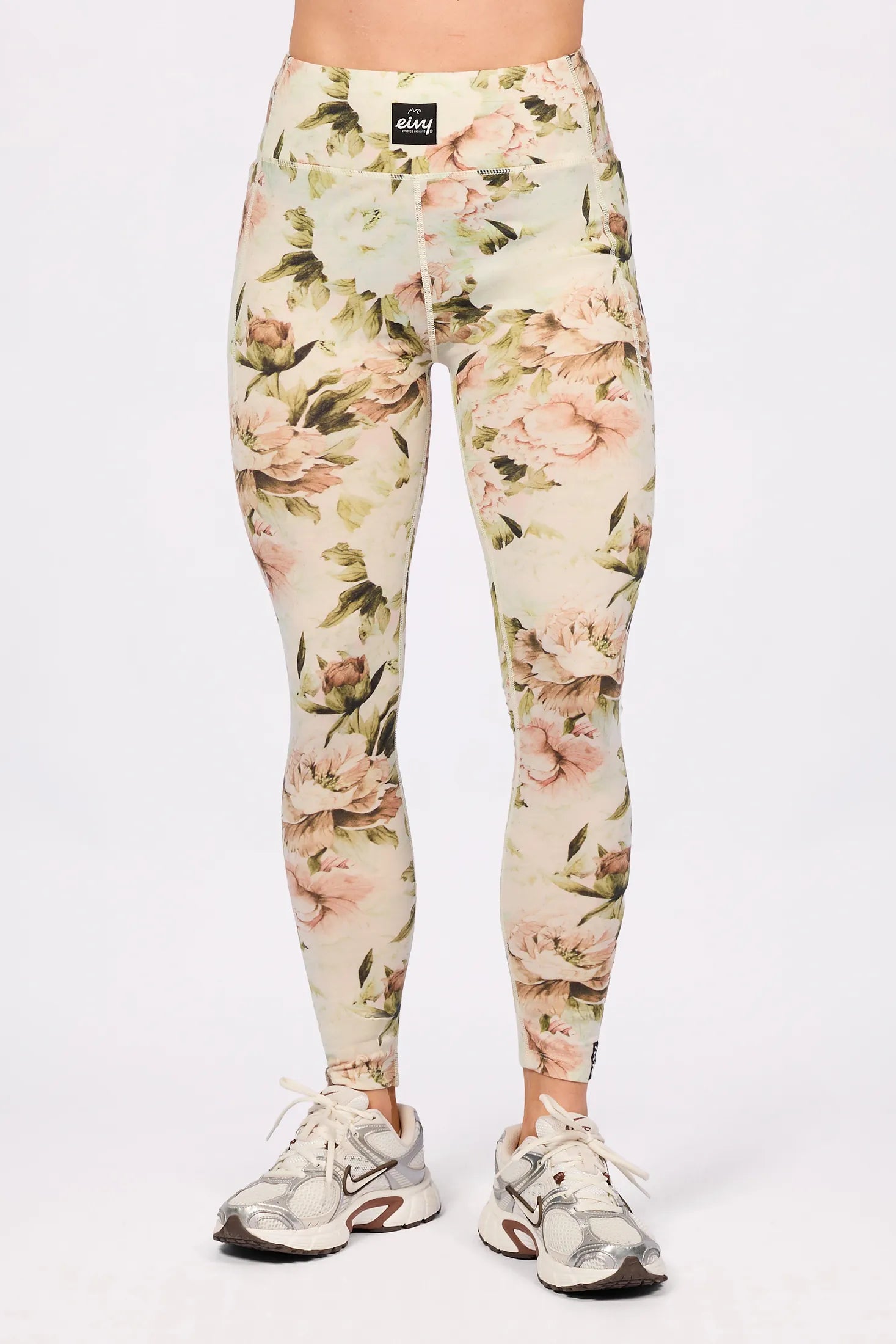Pocket Merino Wool Tights - Bloom