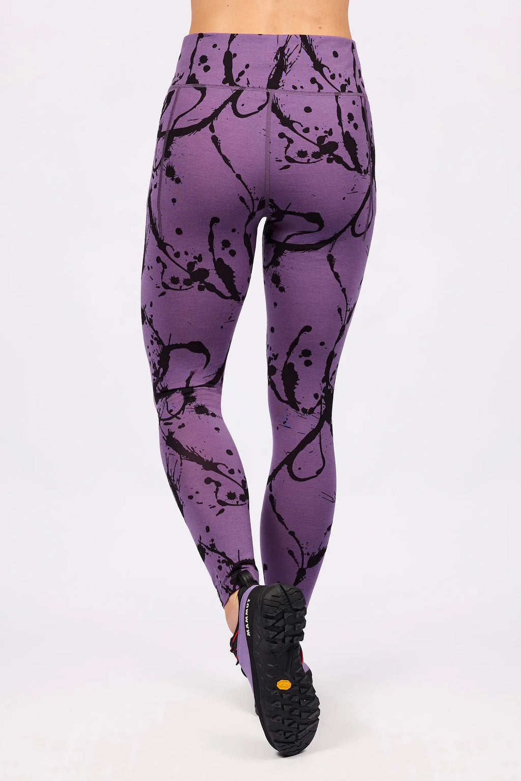 Pocket Merino Wool Tights - Drips