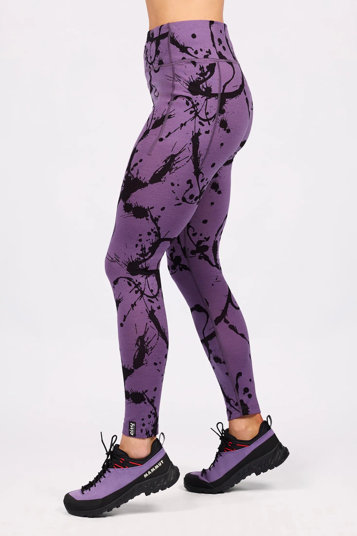 Pocket Merino Wool Tights - Drips