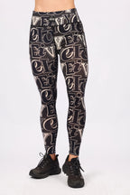 Pocket Merino Wool Tights - Typo Black