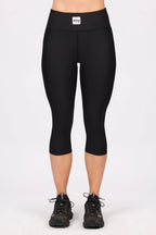 Pocket Rib 3/4 Tights - Black