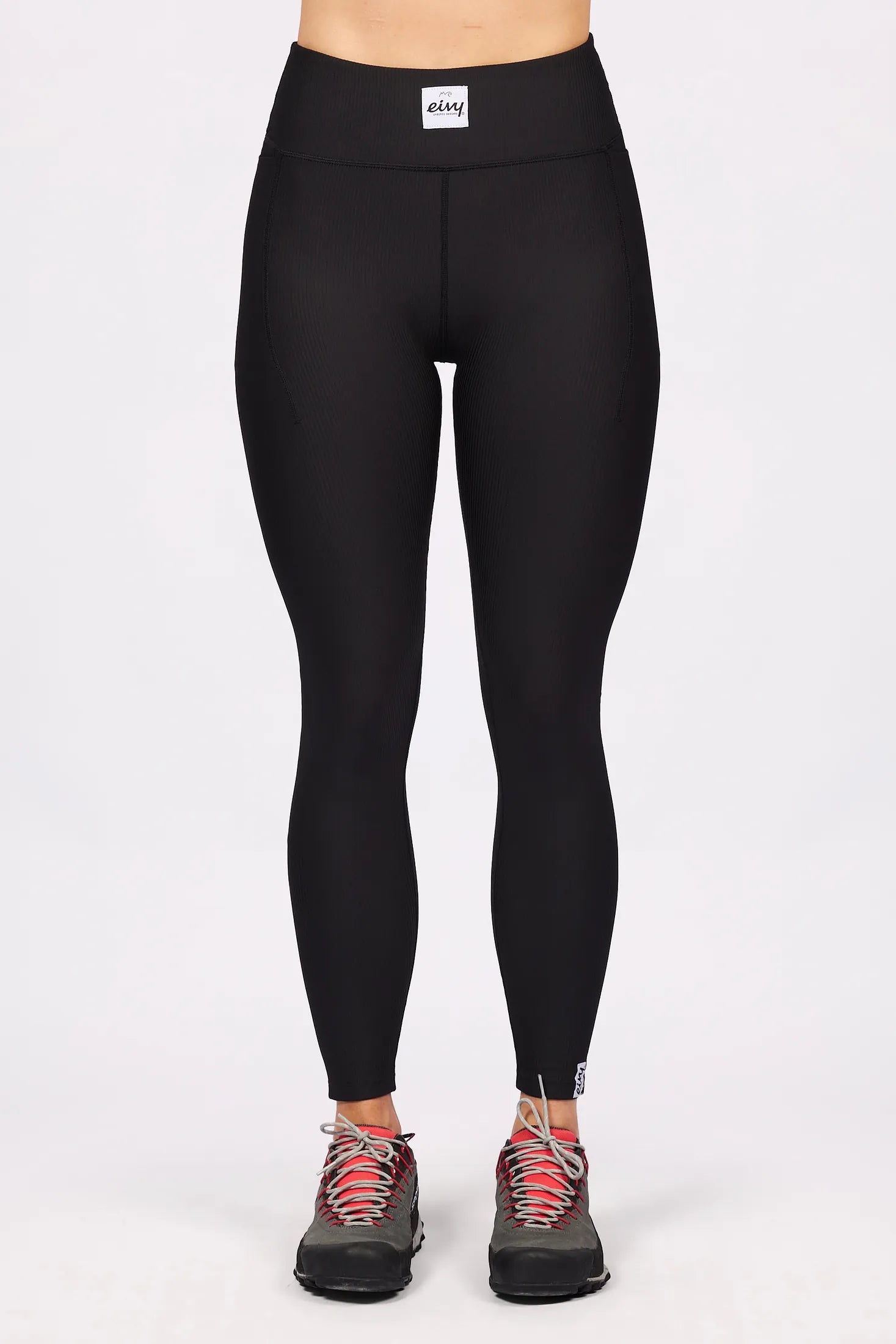 Pocket Rib Tights - Black