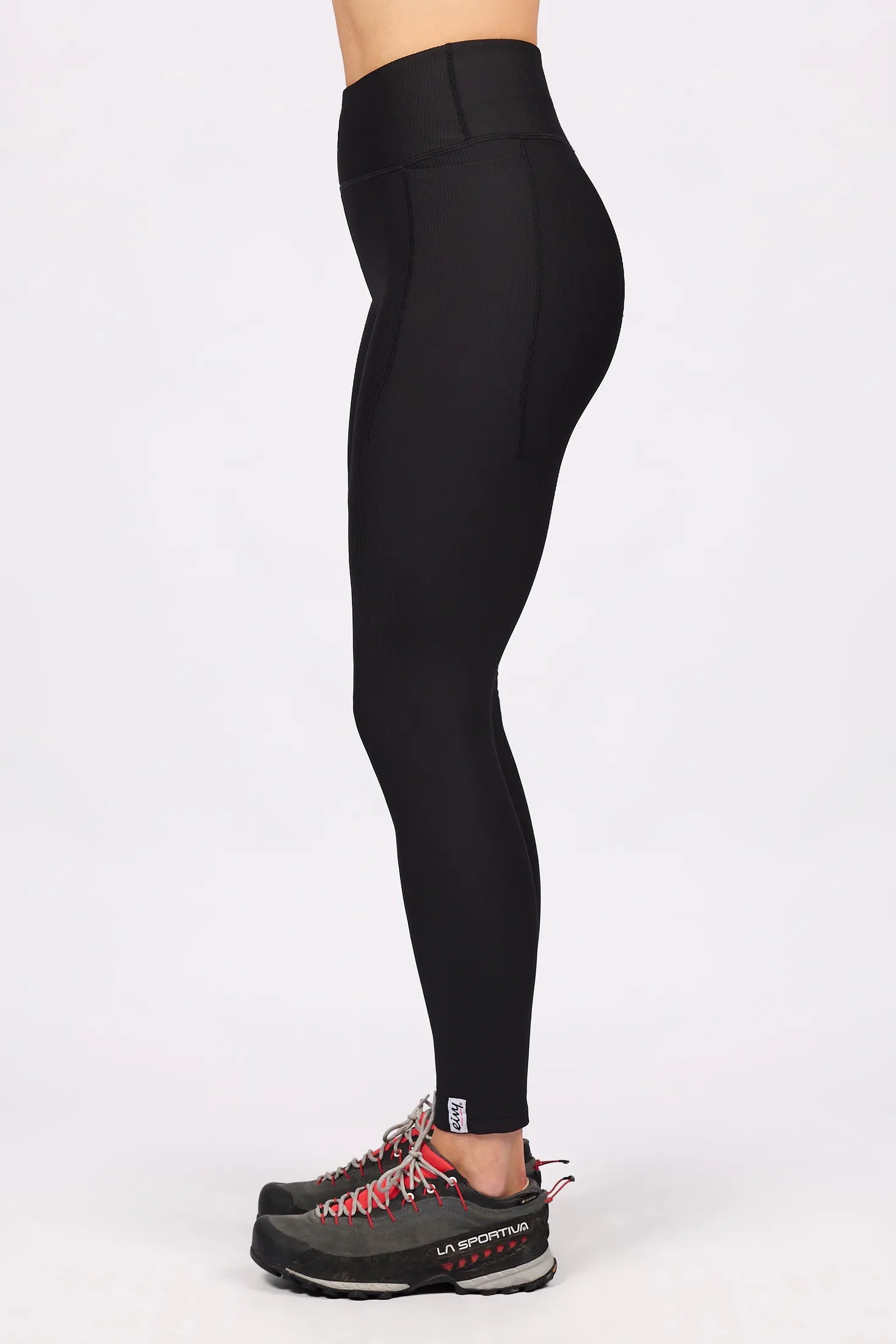 Pocket Rib Tights - Black